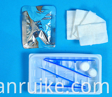 One-time use of medical dressing kit